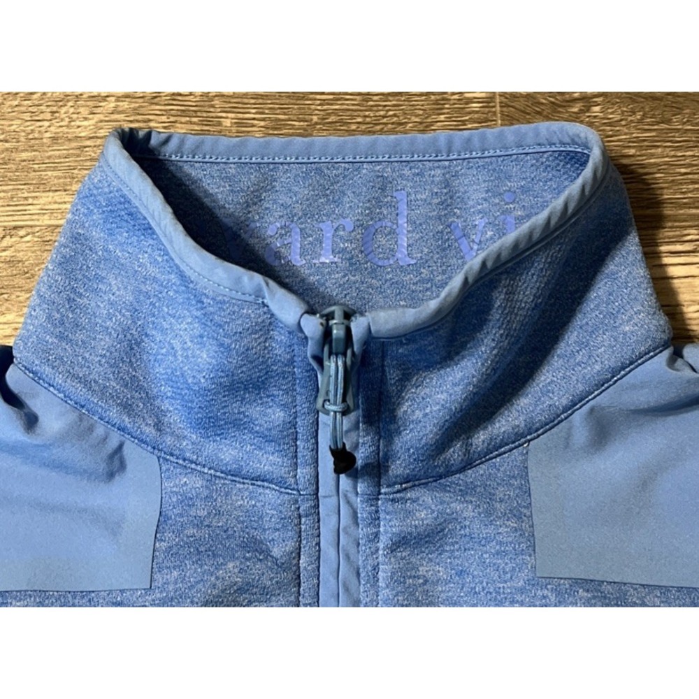 Vineyard Vines Women's Performance Kanga Pocket Shep Pullover Shirt Sky Blue XXS - Picture 3 of 12